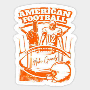 Mike Gundy Football Sticker